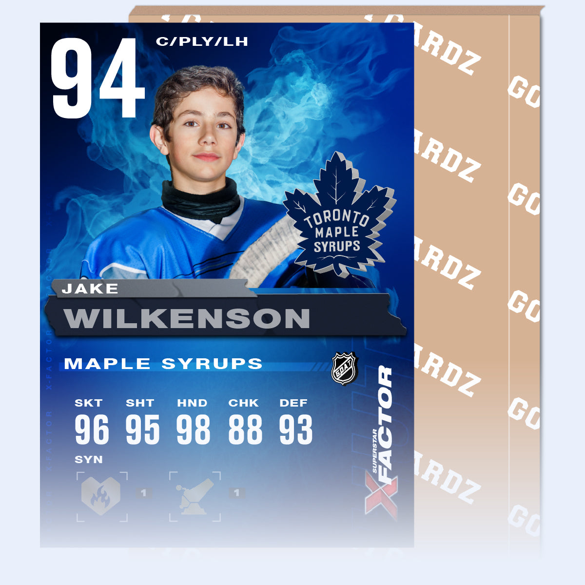 Finished NHL HUT Card