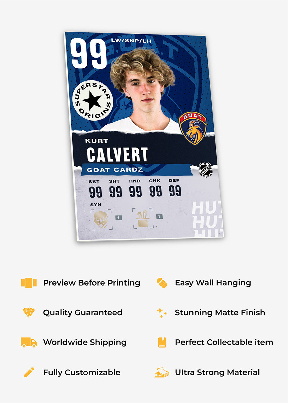 HUT Cards Personalized Infographic